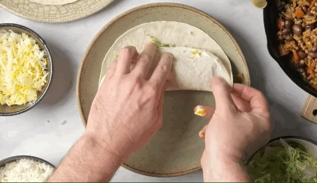 burrito fold